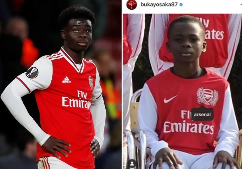 bukayo saka số áo