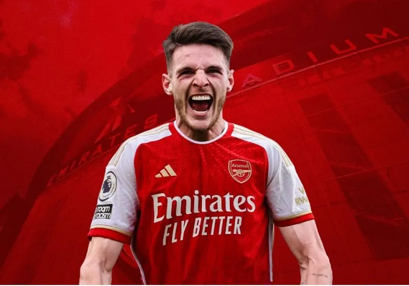 Declan Rice và vợ