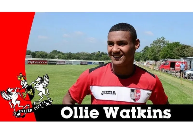 Ollie Watkins tham gia lò đào tạo trẻ của Exeter City